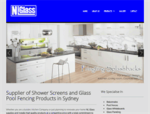 Tablet Screenshot of nlglass.com.au